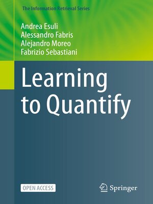 cover image of Learning to Quantify